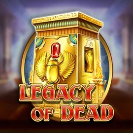 Legacy of Dead slot logo by Play’n GO at Vulkan Spiele Casino