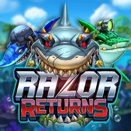 Razor Returns logo by Push Gaming Vulkan Spiele Casino